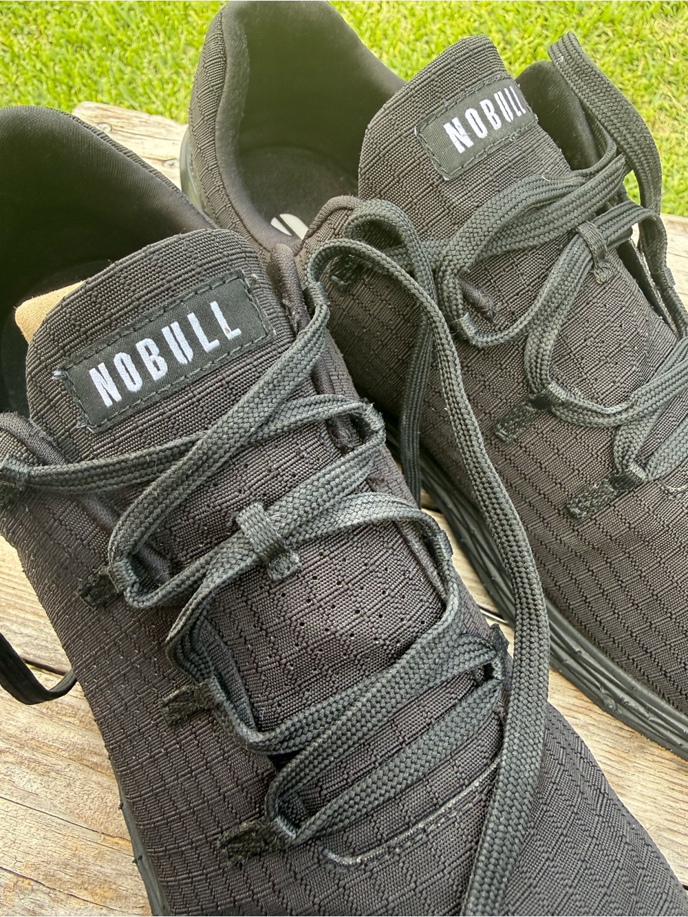 NOBULL Men’s Black Training Shoes with Gum Accents - Picture 3 of 9
